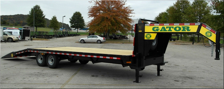 Gooseneck flat bed trailer for sale14k  Graham County, North Carolina